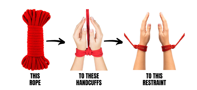 Knots safe bondage Self