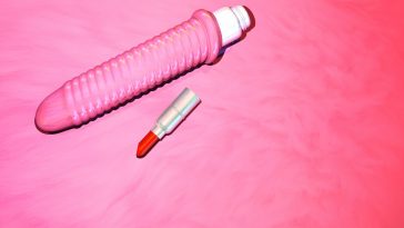 vibrator and lipstick