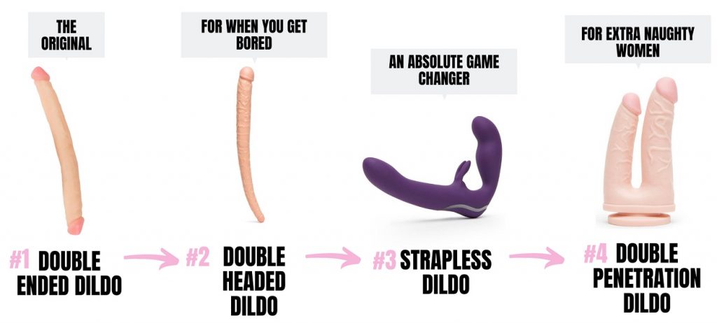 different types of double ended dildos