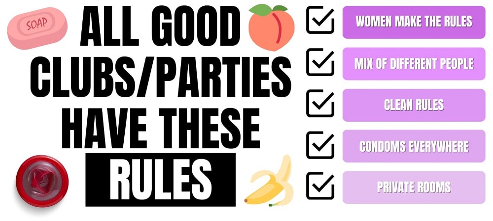 sex club and party rules