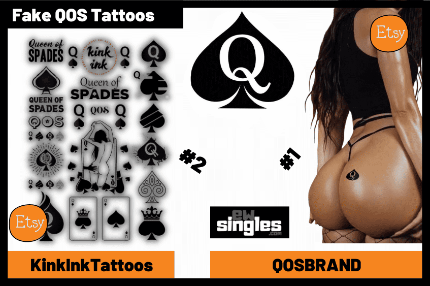 a big collection of fake qos tattoos for hotwives